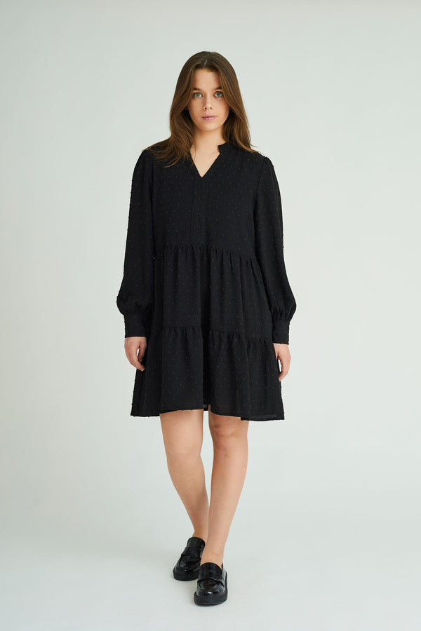 A-View Vanessa l/s dress AV4661 Dresses 999 Black