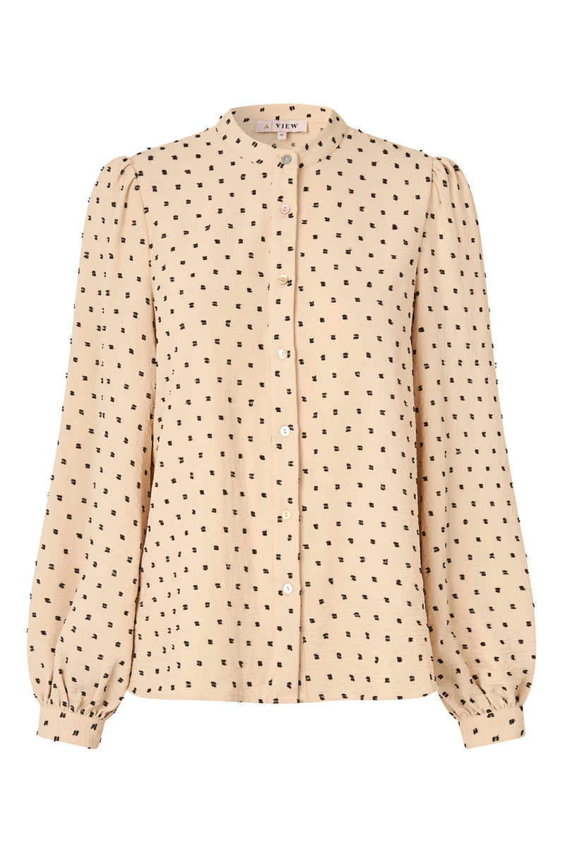 A-View Vanessa l/s shirt AV4660 Shirts 003 Light sand