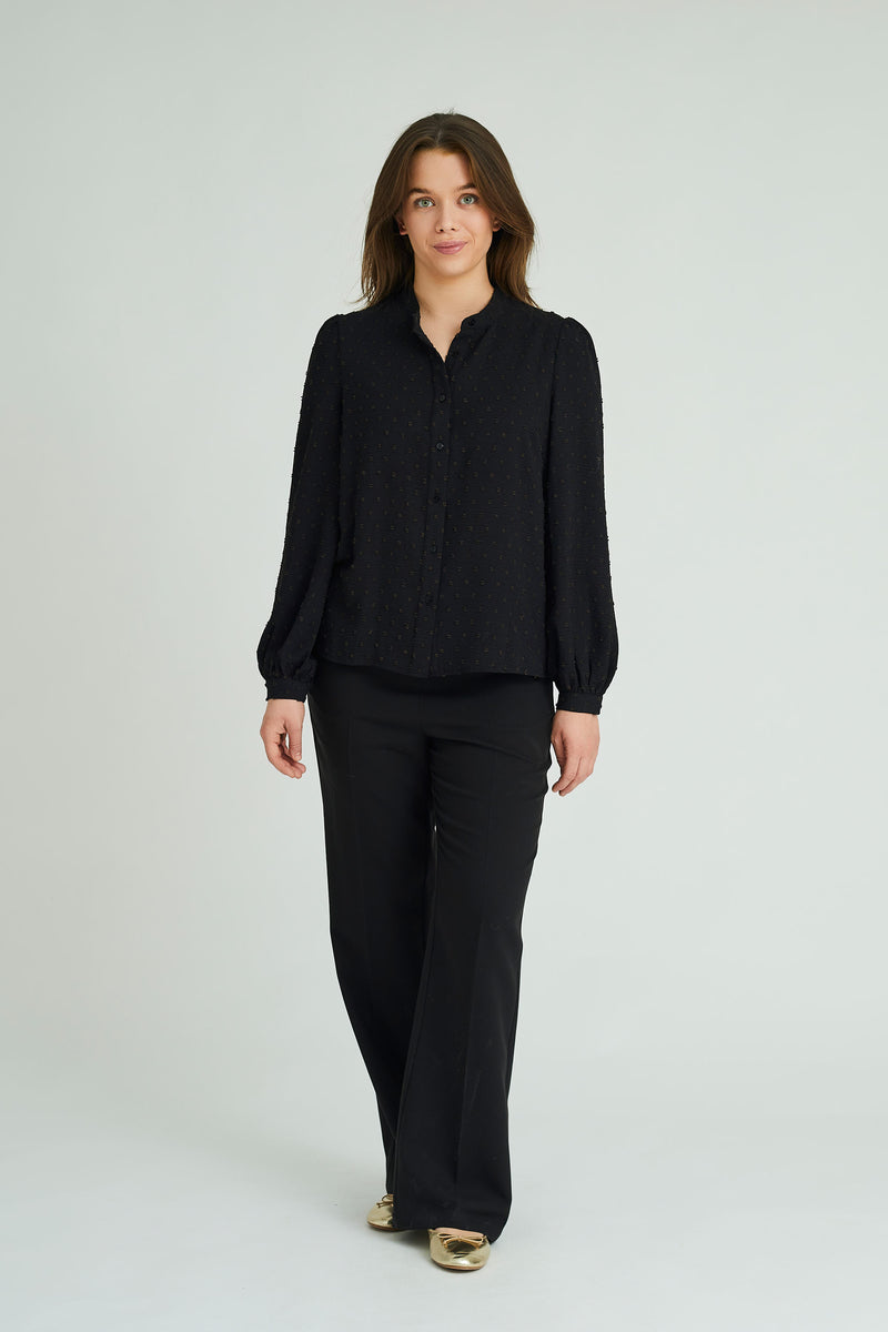 A-View Vanessa l/s shirt AV4660 Shirts 999 Black