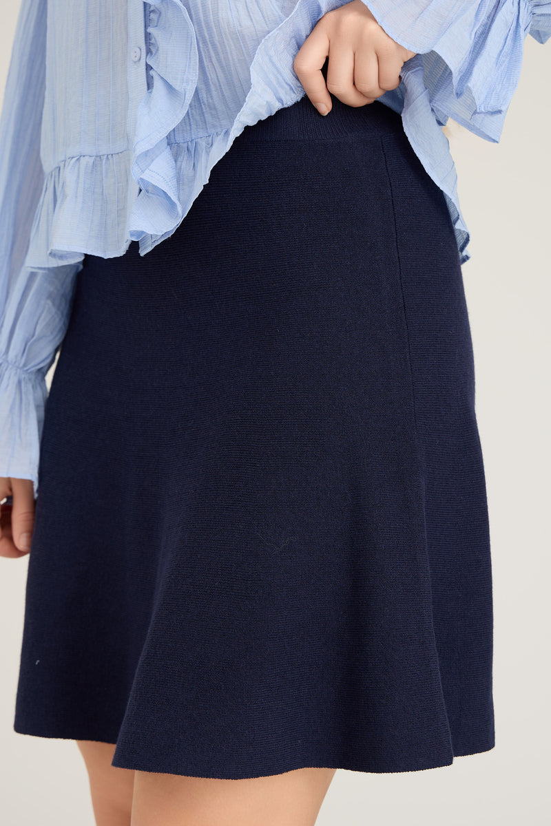 A-View Vivaldi knit skirt AV4747 Skirt 699 Navy