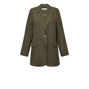 A-View Annali linen blazer AV3901 Blazer Army green