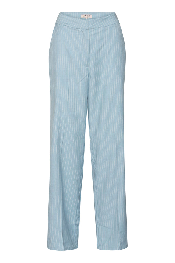 A-View Annali pants stripe blue Pants 100 Light blue/White stripe