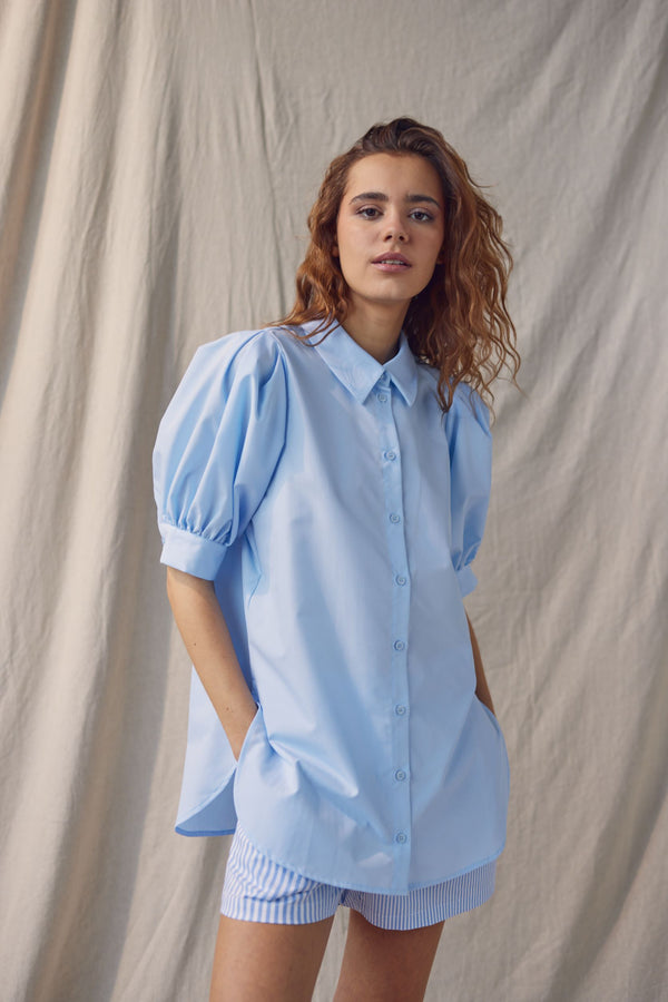 A-View Cecilie shirt AV3349 Shirts 282 Light Blue