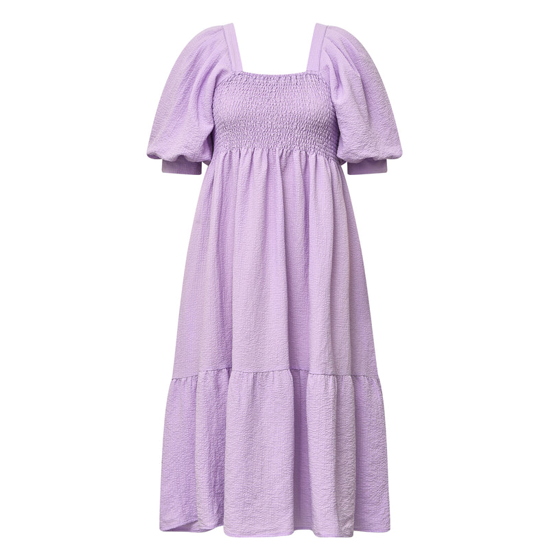 A-View Cheri solid dress AV3920 Dresses 088 Lavendel