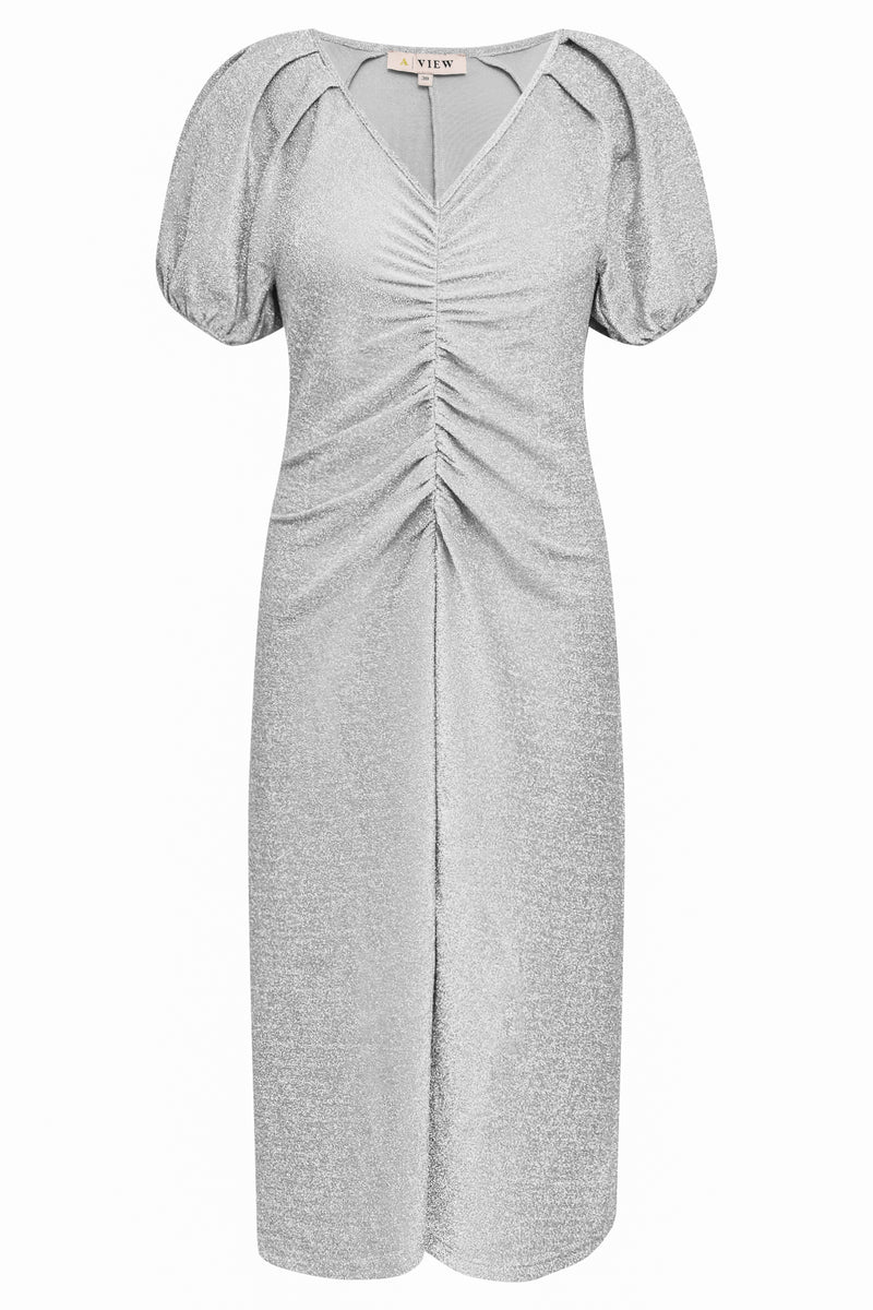 A-View Eva short sleeve dress AV4082 Dresses 000 White
