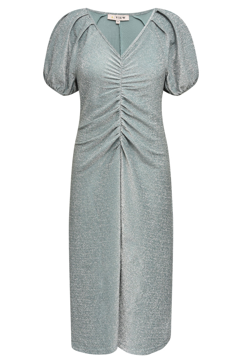 A-View Eva short sleeve dress AV4082 Dresses Turquise