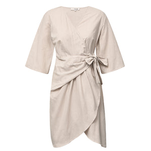 A-View Lilly dress AV4024 Dresses 004 Sand