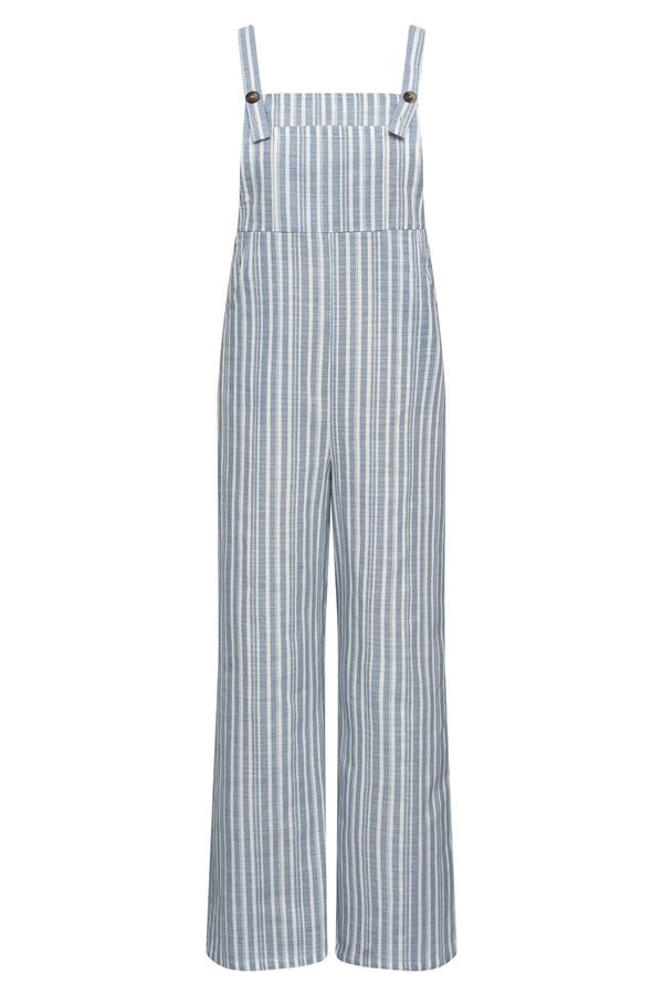 A-View Linen stripe jumpsuit AV4158 Jumpsuit 091 Blue/white
