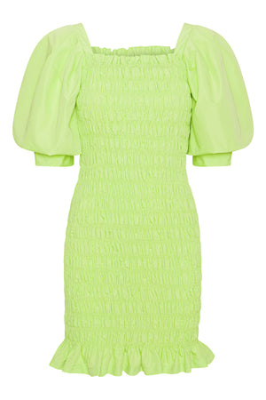 A-View Rikka plain dress AV1898-1 Dresses 860 Lime