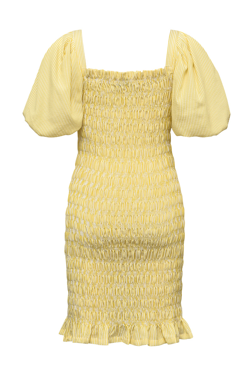 A-View Rikko stripe dress AV3892 Dresses 206 Yellow