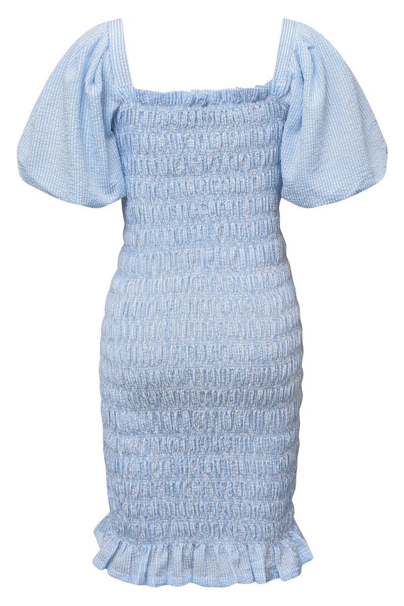 A-View Rikko stripe dress AV3892 Dresses Light blue