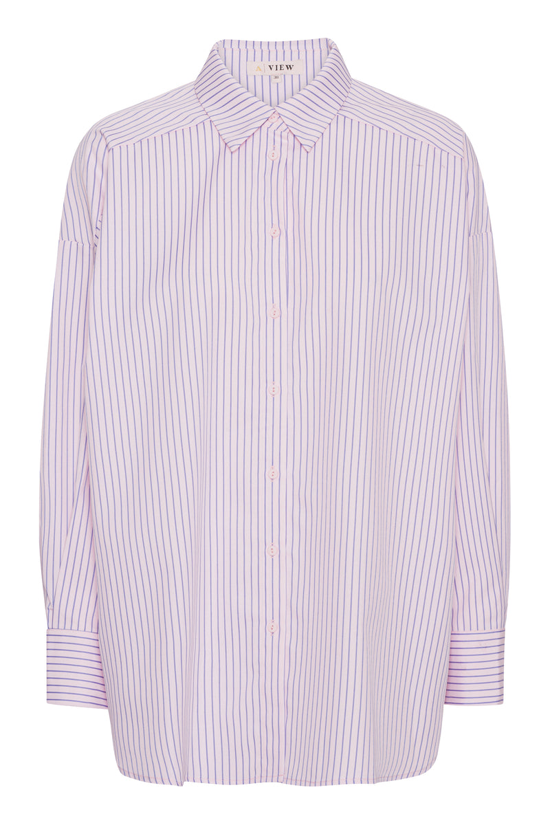 A-View Sonja stripe shirt AV3649 Shirts Lilac