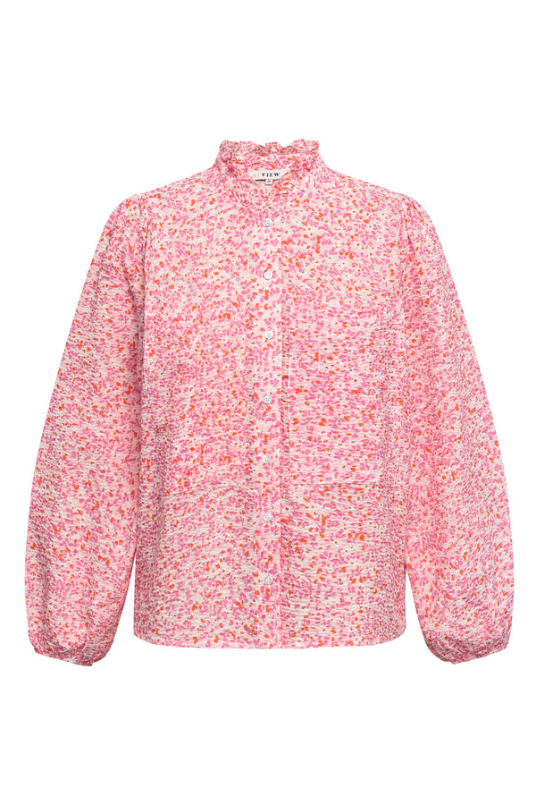 A-View Tiffany shirt AV4233 Shirts 351 pink printet