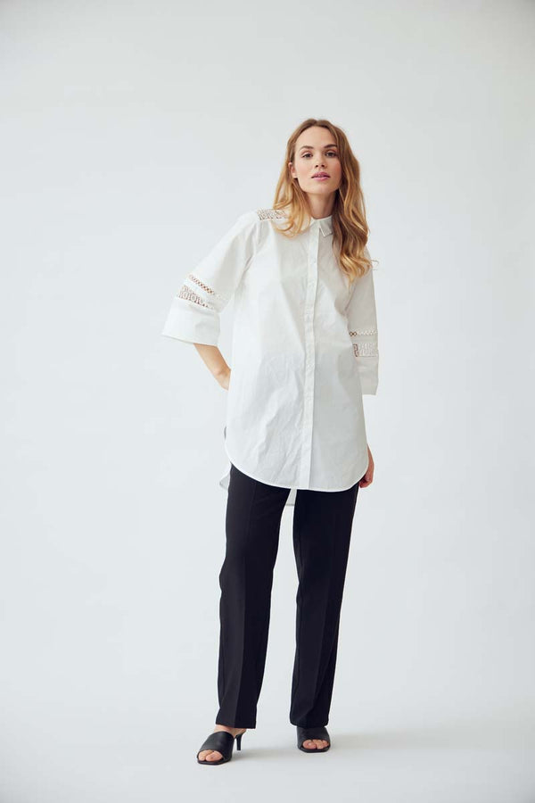 A-View Tiffi long shirt AV3155 Shirts 000 White