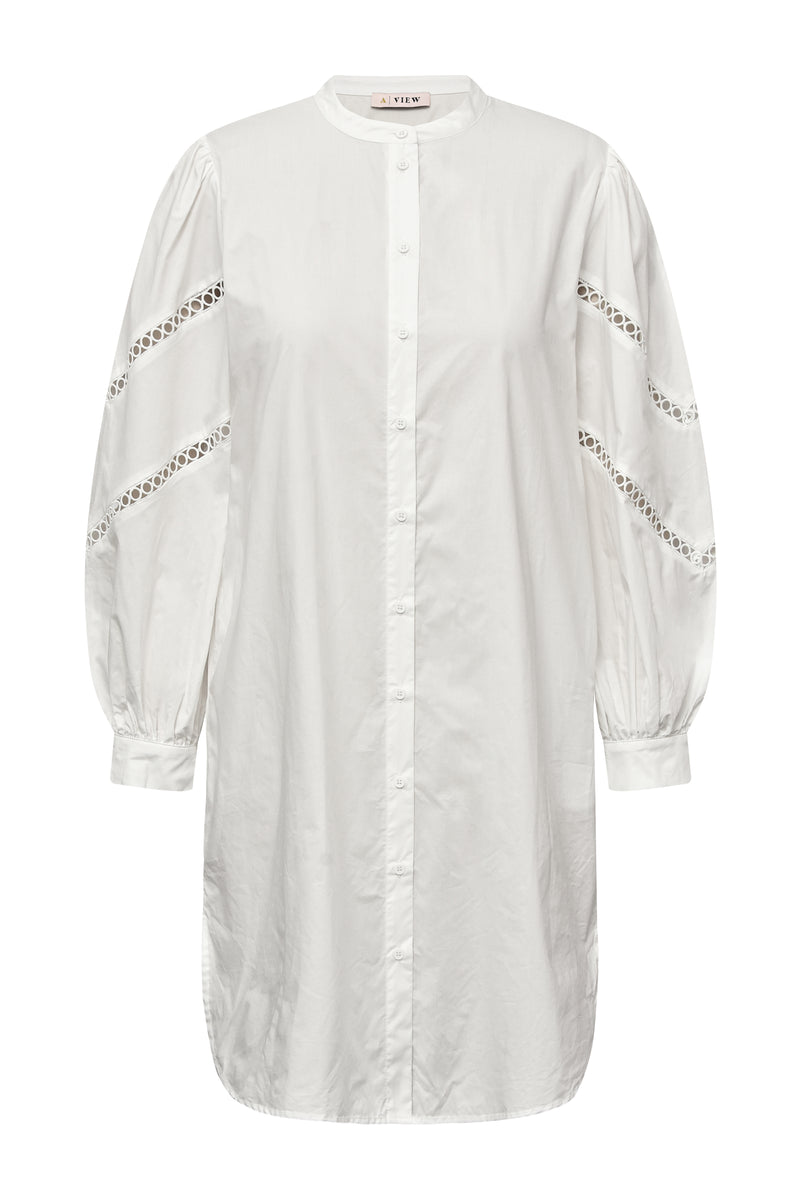 A-View Tiffy new long shirt AV3908 Dresses 000 White
